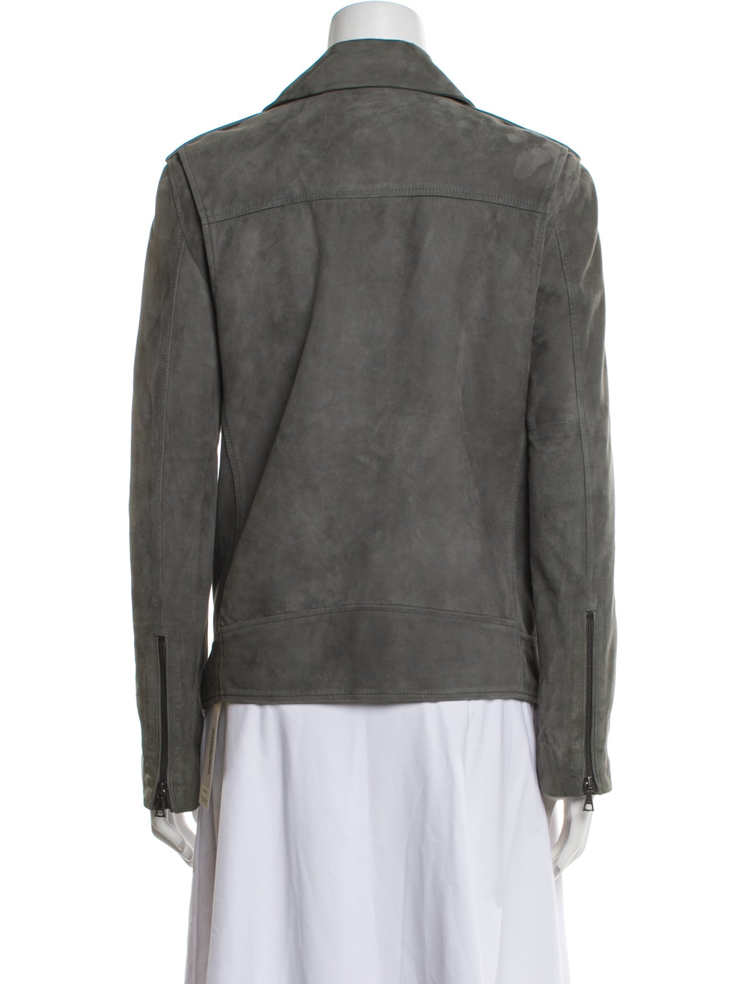 Theory Suede Biker Jacket